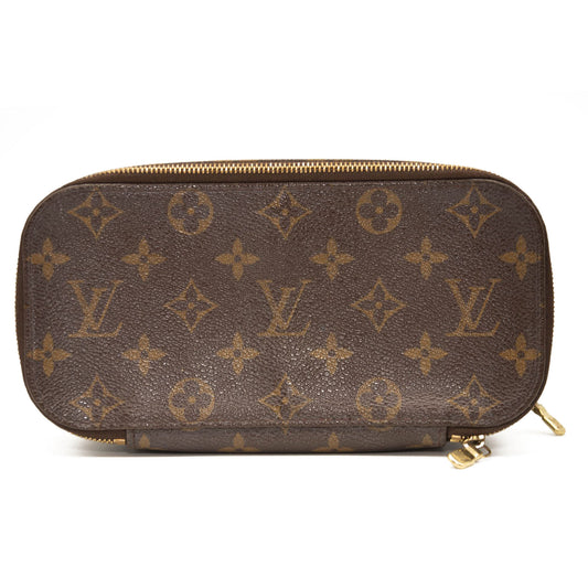 LOUIS VUITTON Monogram Trousse Blush PM Cosmetic Pouch