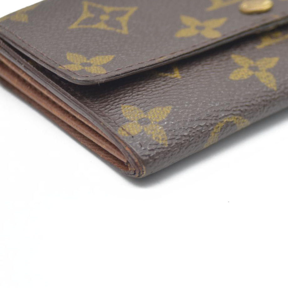 Louis Vuitton $610 Monogram Porte Monnaie Zip Bifold Wallet CA0999