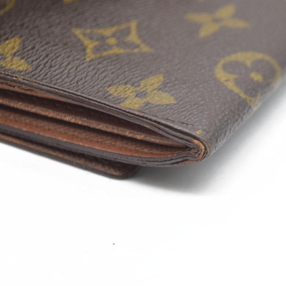 Louis Vuitton $610 Monogram Porte Monnaie Zip Bifold Wallet CA0999