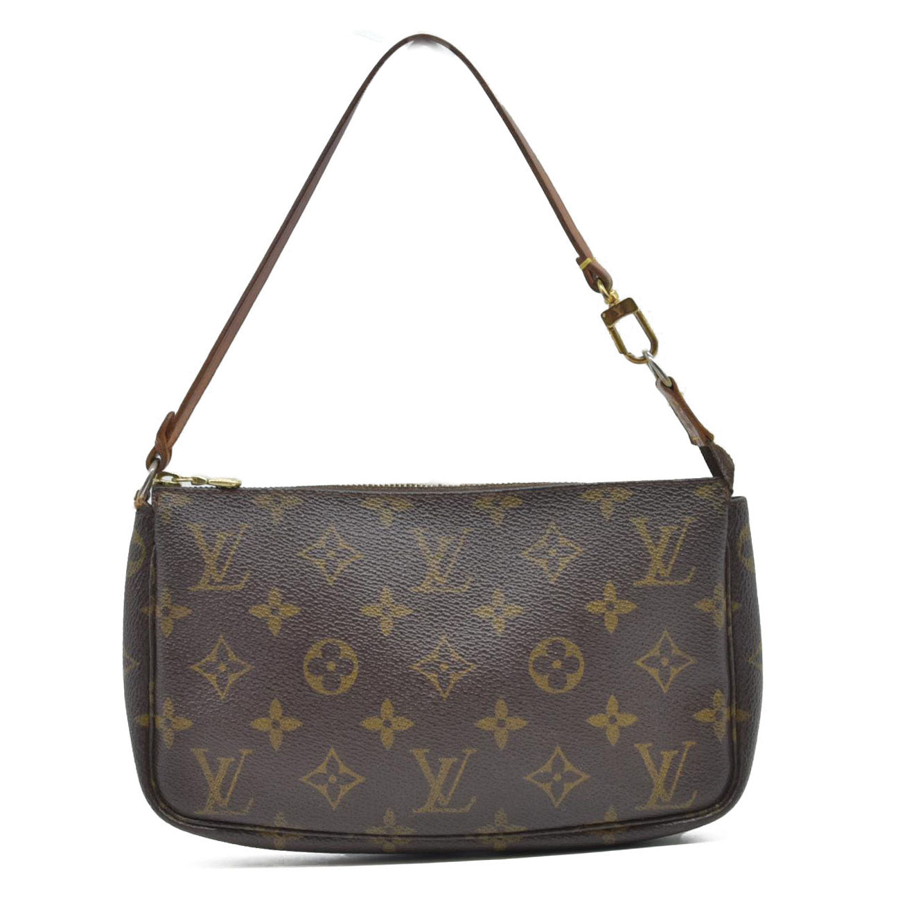 $1660 Louis Vuitton Monogram Pochette Accessories Pouch Bag AR1020