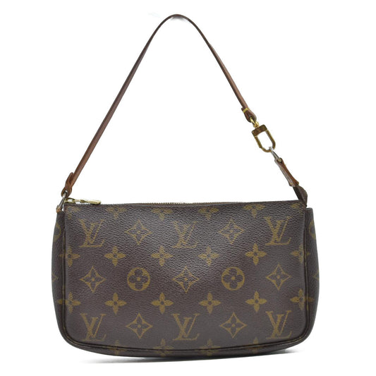 $1660 Louis Vuitton Monogram Pochette Accessories Pouch Bag AR1020