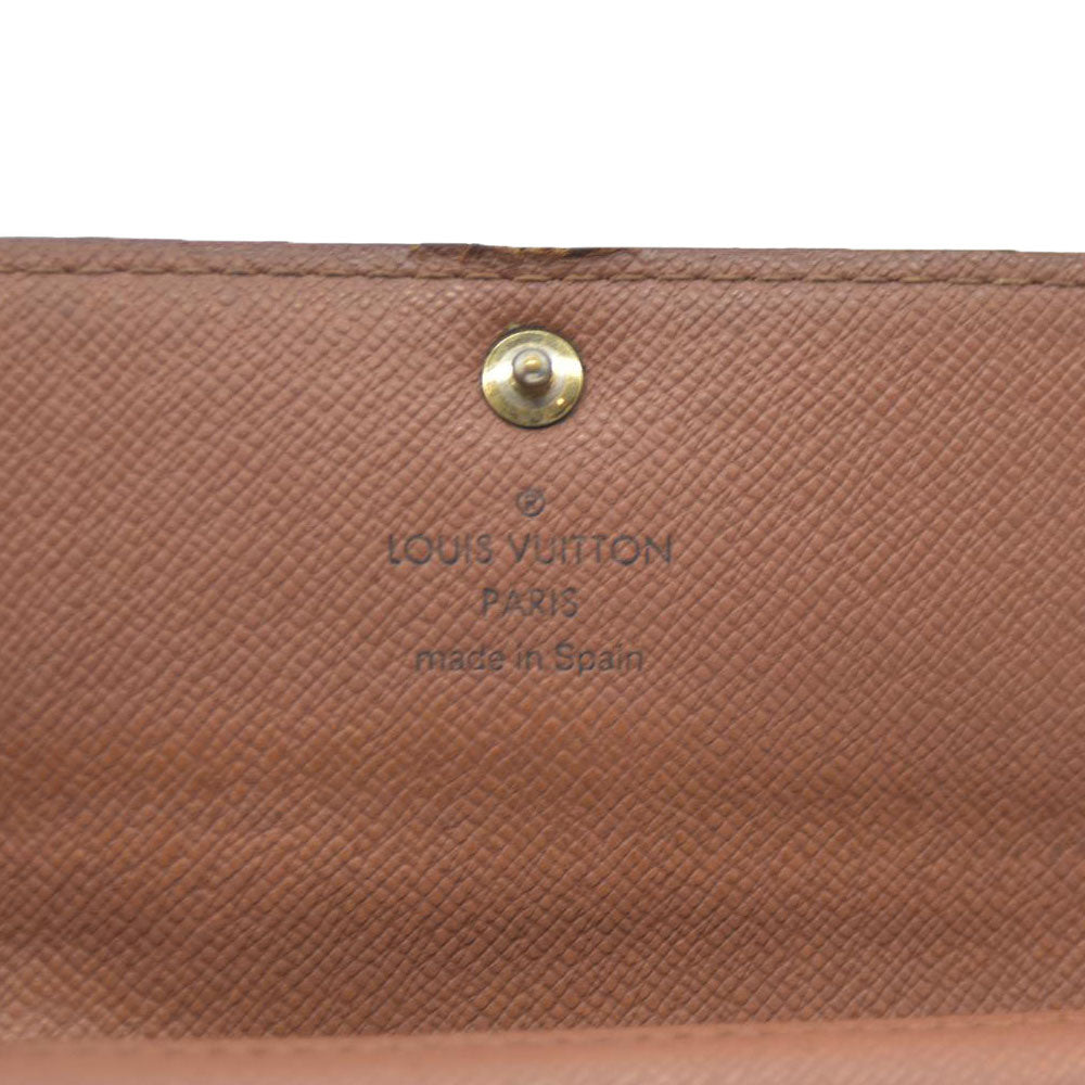 Louis Vuitton $610 Monogram Porte Monnaie Zip Bifold Wallet CA0999