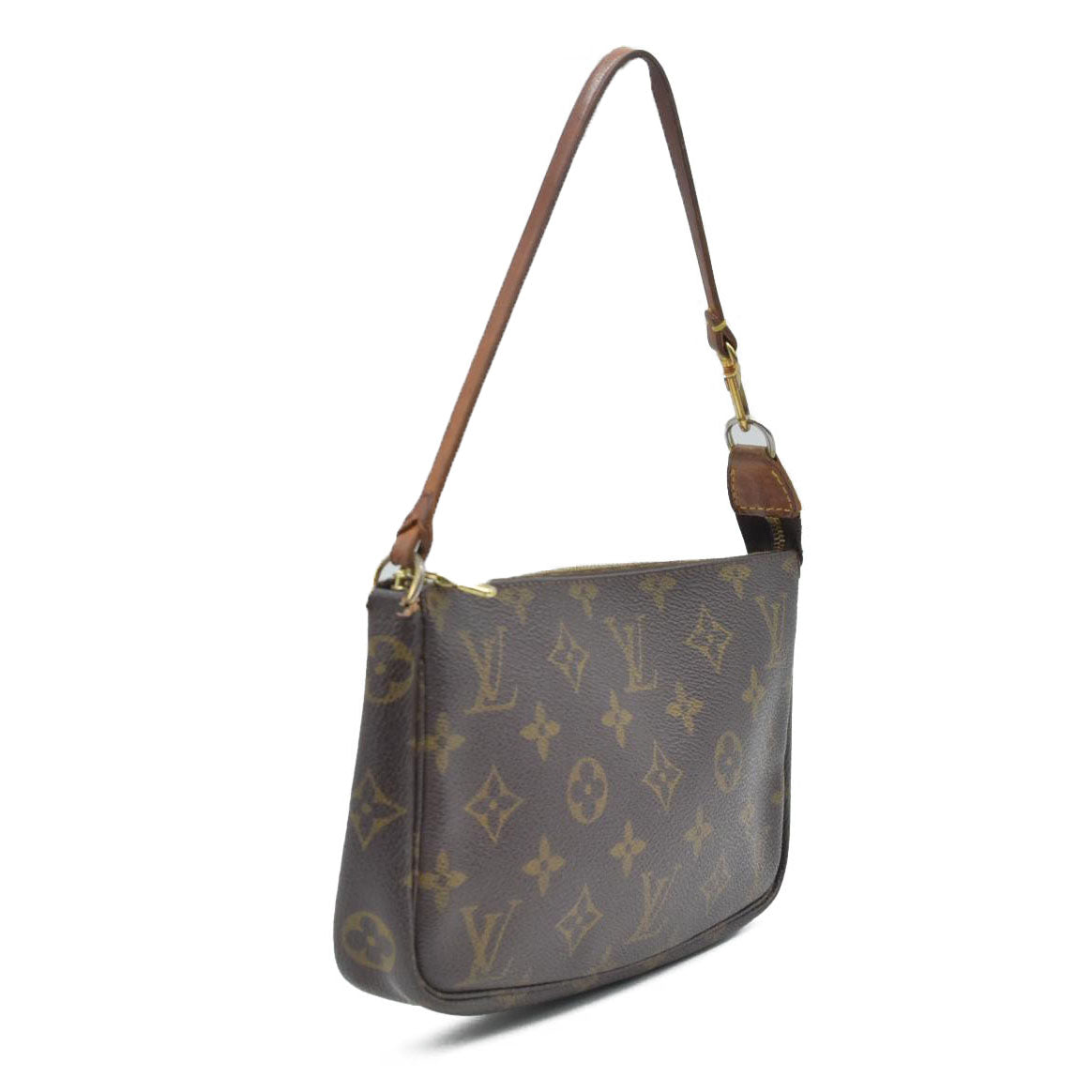 $1660 Louis Vuitton Monogram Pochette Accessories Pouch Bag AR1020