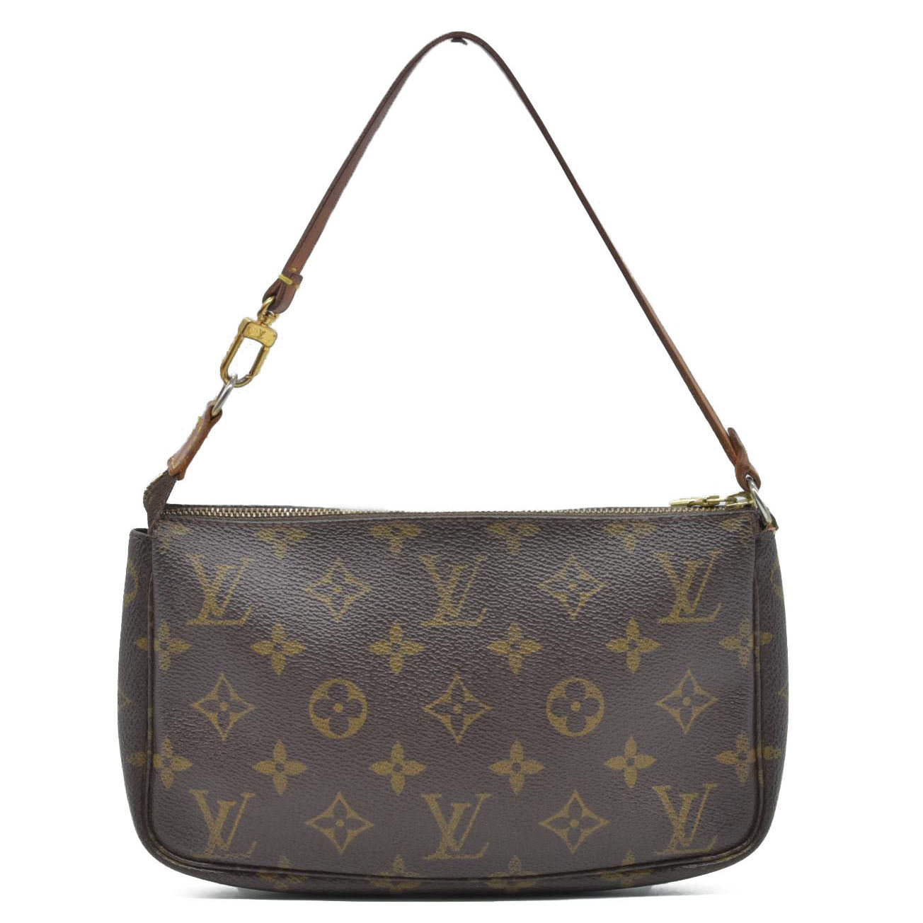 $1660 Louis Vuitton Monogram Pochette Accessories Pouch Bag AR1020