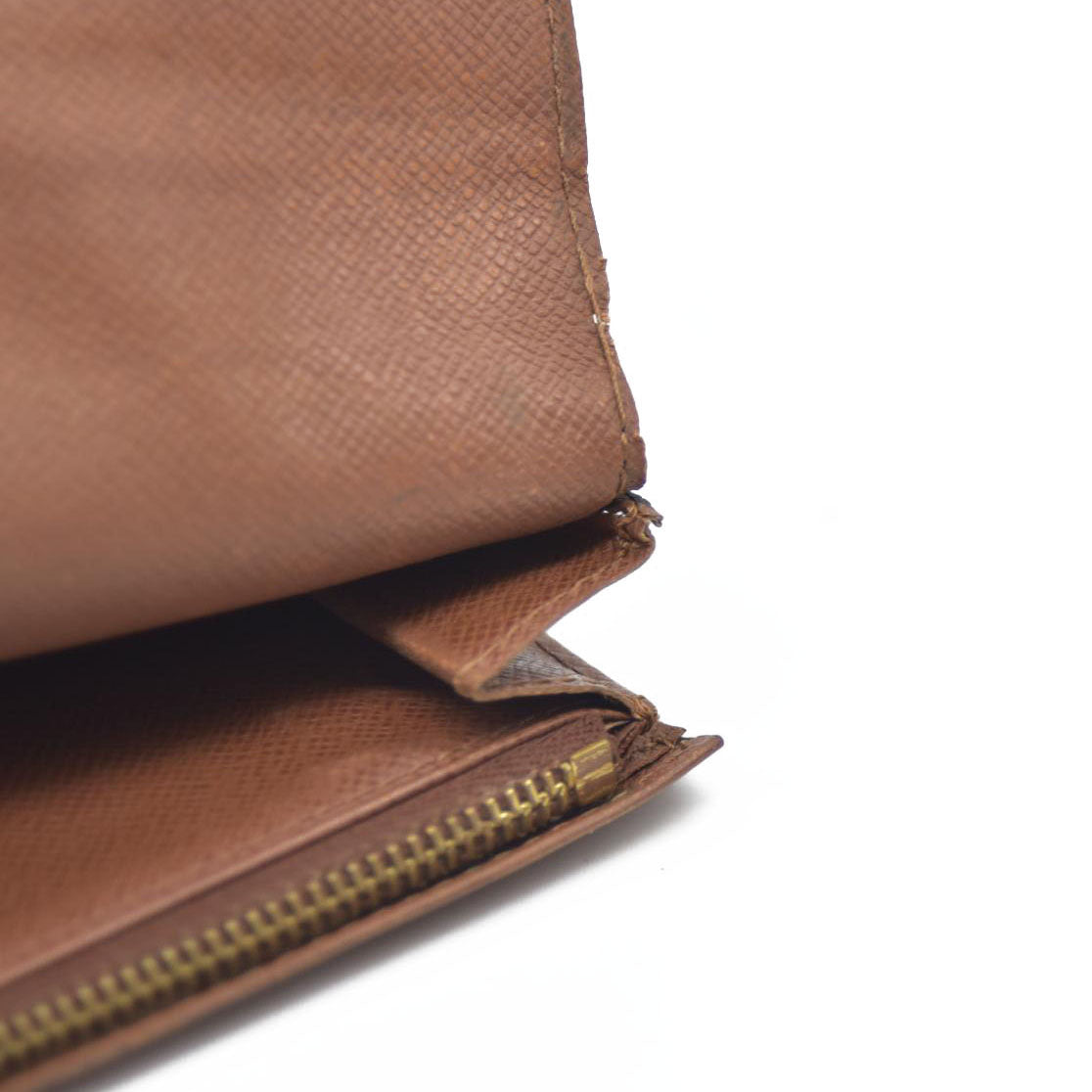 Louis Vuitton $610 Monogram Porte Monnaie Zip Bifold Wallet CA0999