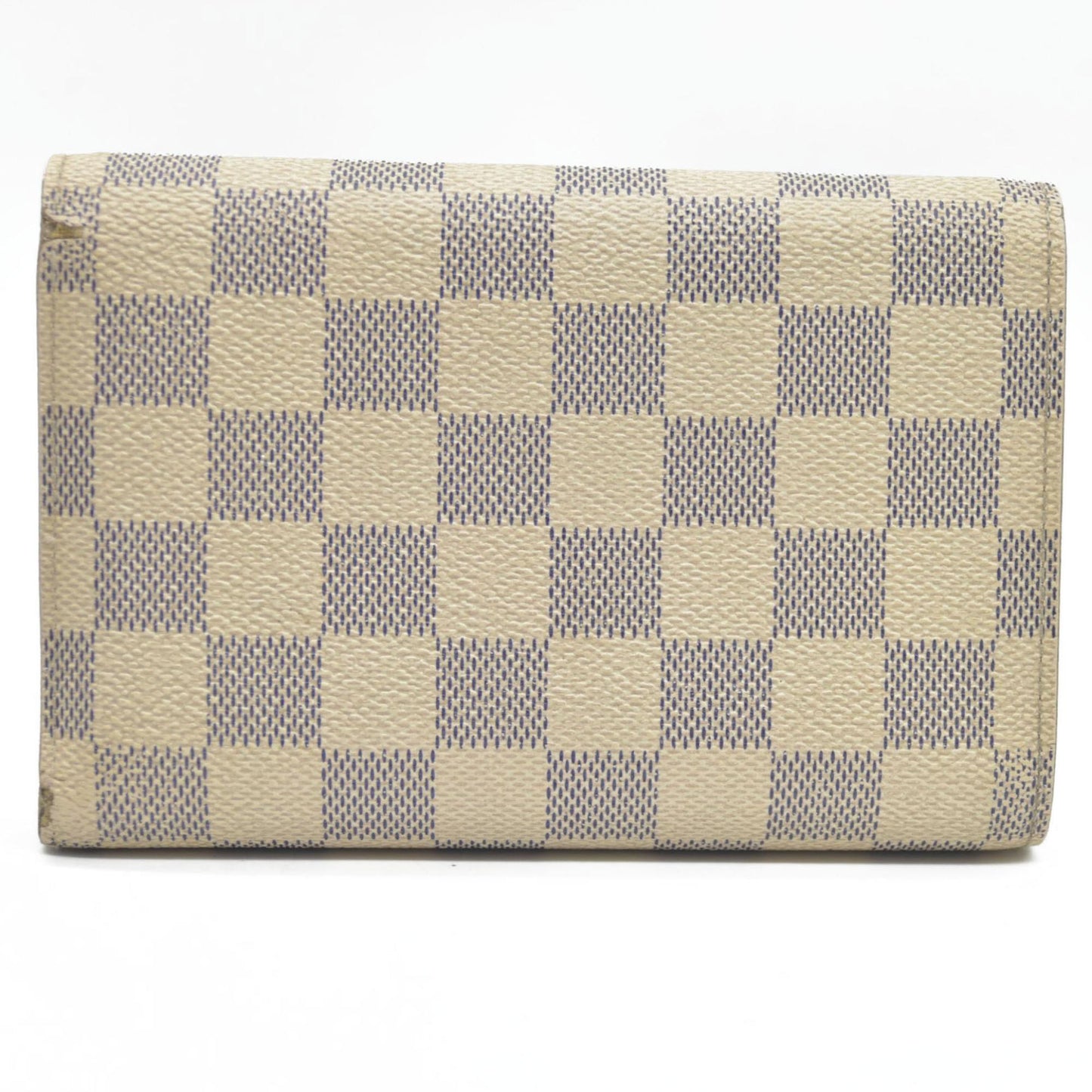 $610 LOUIS VUITTON Damier Azur Alexandra Trifold Wallet