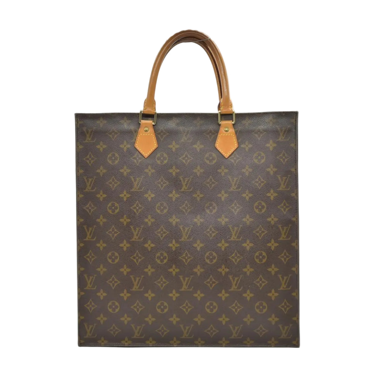 LOUIS VUITTON Monogram Sac Plat Hand Bag
