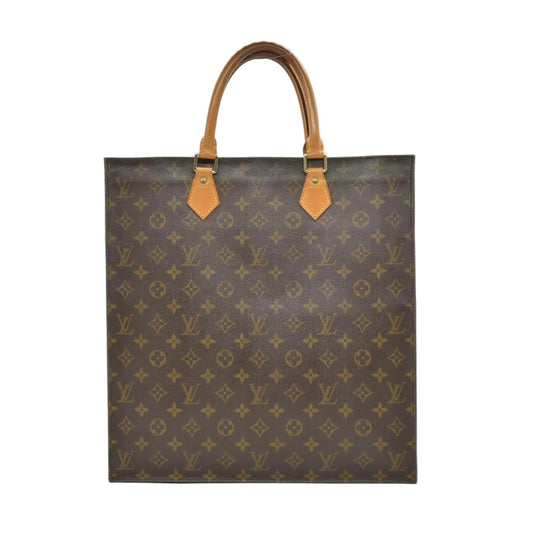 $1340 LOUIS VUITTON Monogram Sac Plat Hand Bag