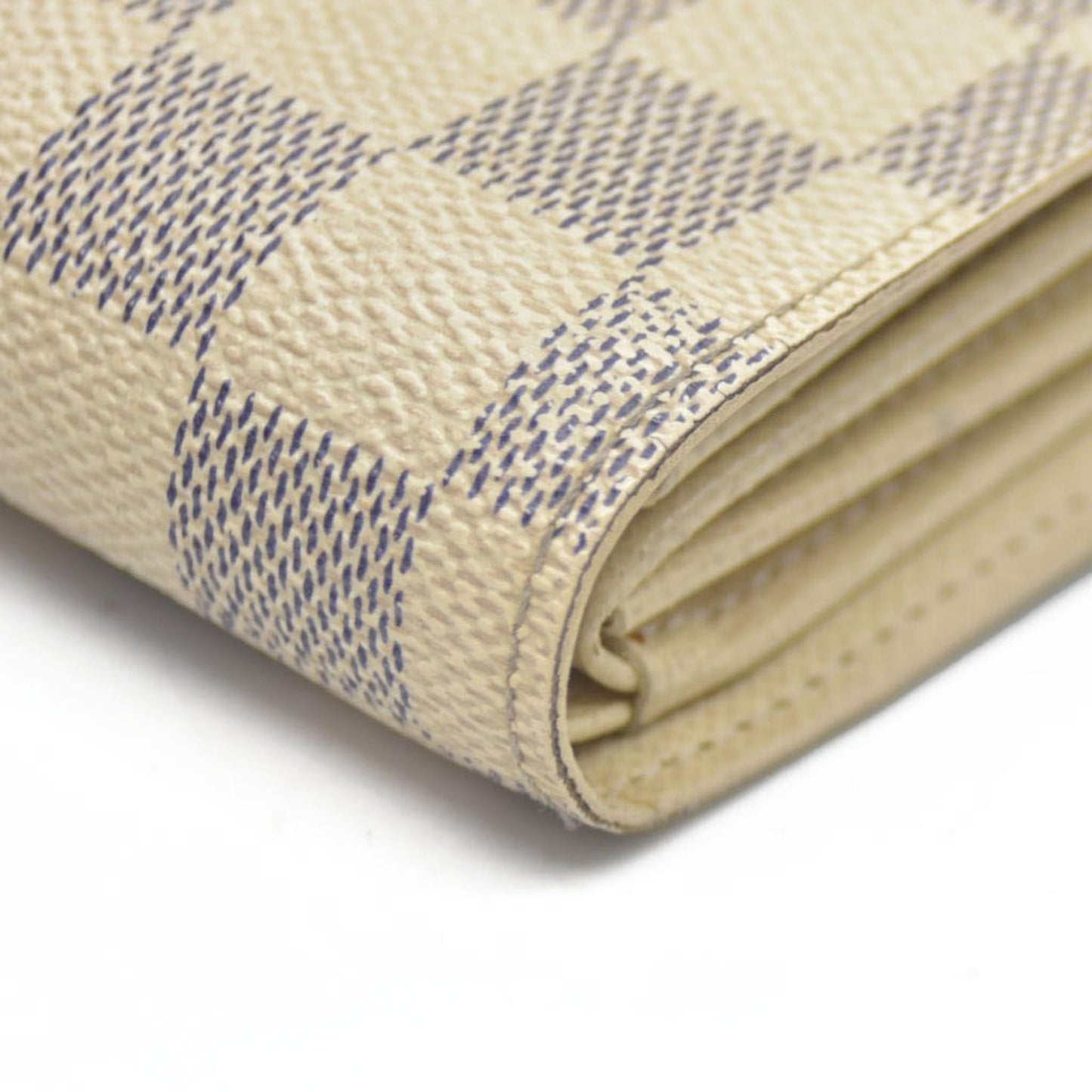 $610 LOUIS VUITTON Damier Azur Alexandra Trifold Wallet