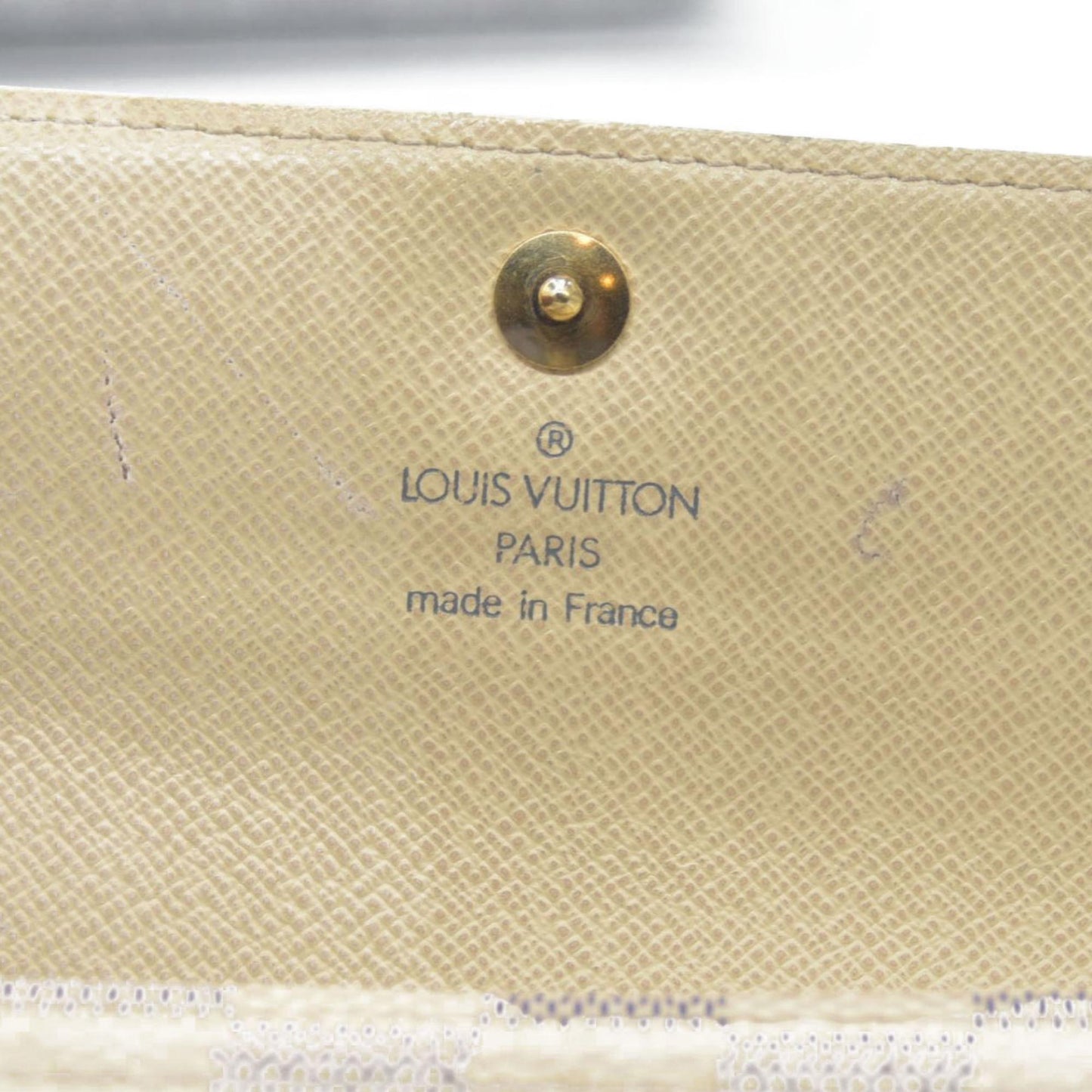 $610 LOUIS VUITTON Damier Azur Alexandra Trifold Wallet