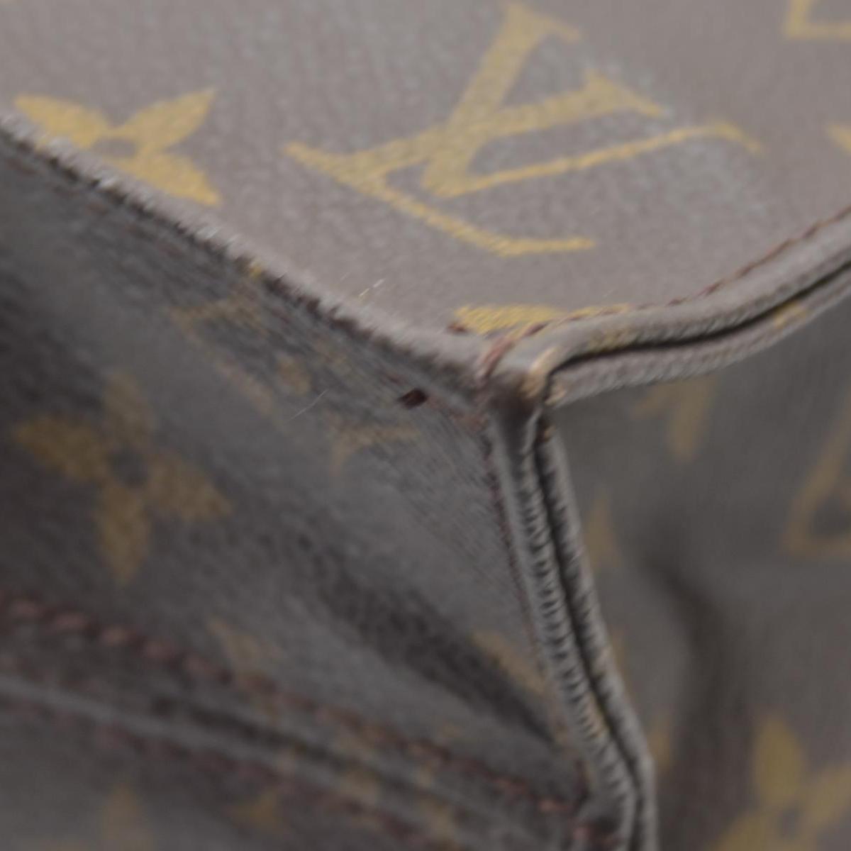 LOUIS VUITTON Monogram Sac Plat Hand Bag