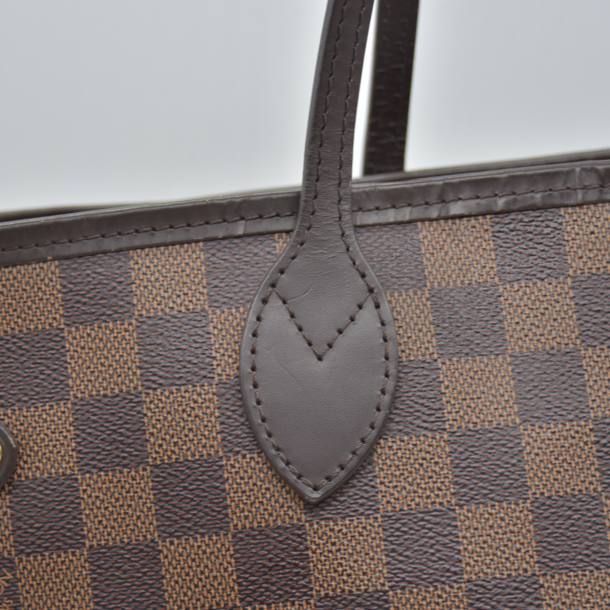 $2240 2020 Louis Vuitton Damier Ebene Neverfull MM SD4290