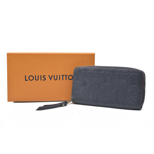 Louis Vuitton  Empreinte Zippy Wallet Marine Rouge $1170
