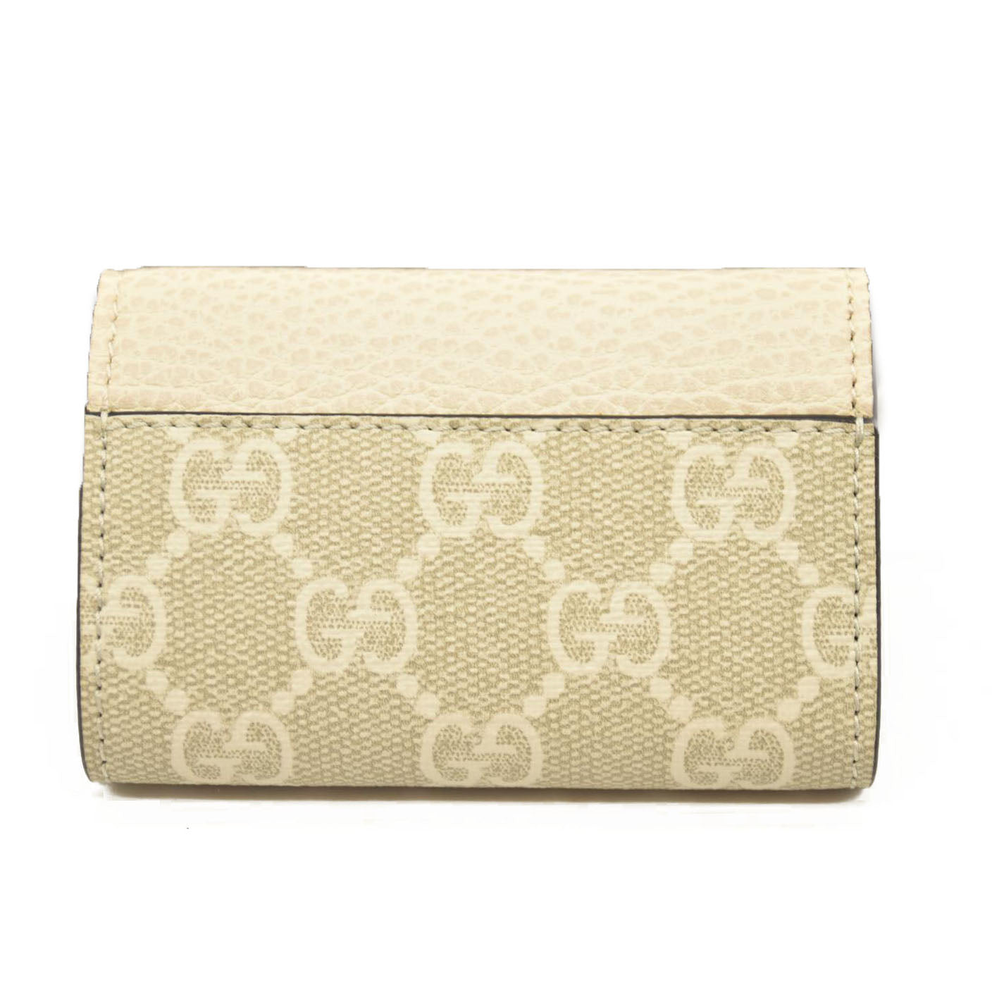 Gucci Key Case GG Marmont Supreme PVC Leather White