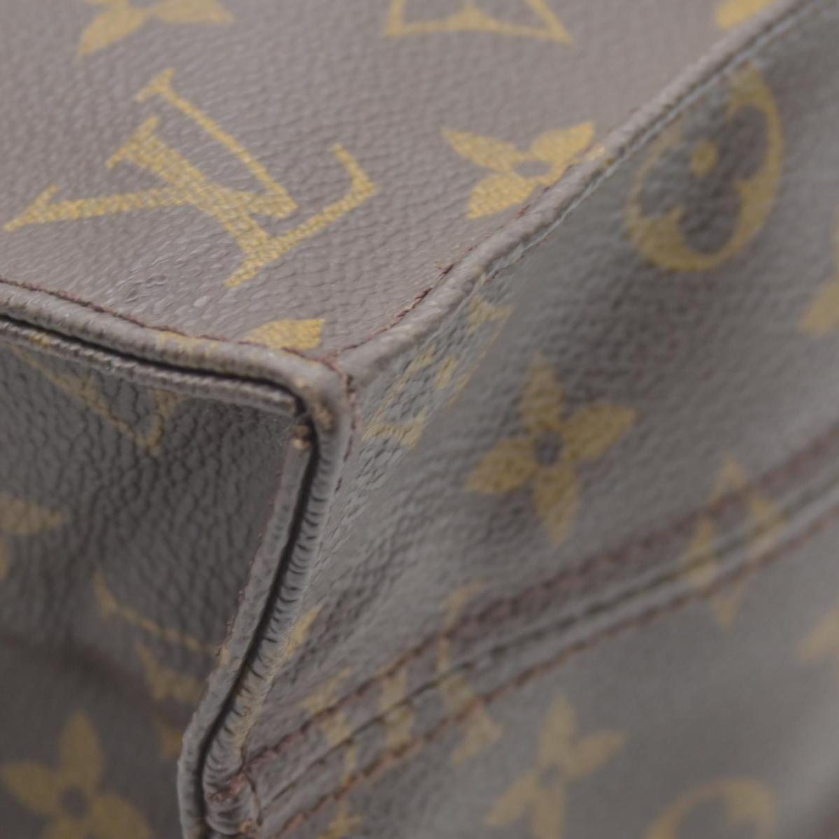 LOUIS VUITTON Monogram Sac Plat Hand Bag