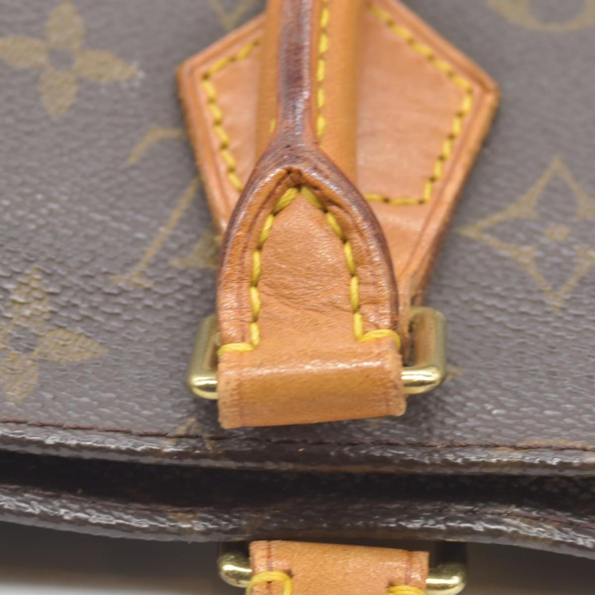LOUIS VUITTON Monogram Sac Plat Hand Bag