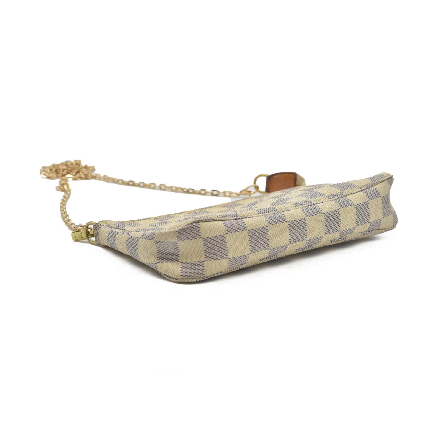 $1290 2007 Louis Vuitton Damier Azur Pochette Accessories CA5027