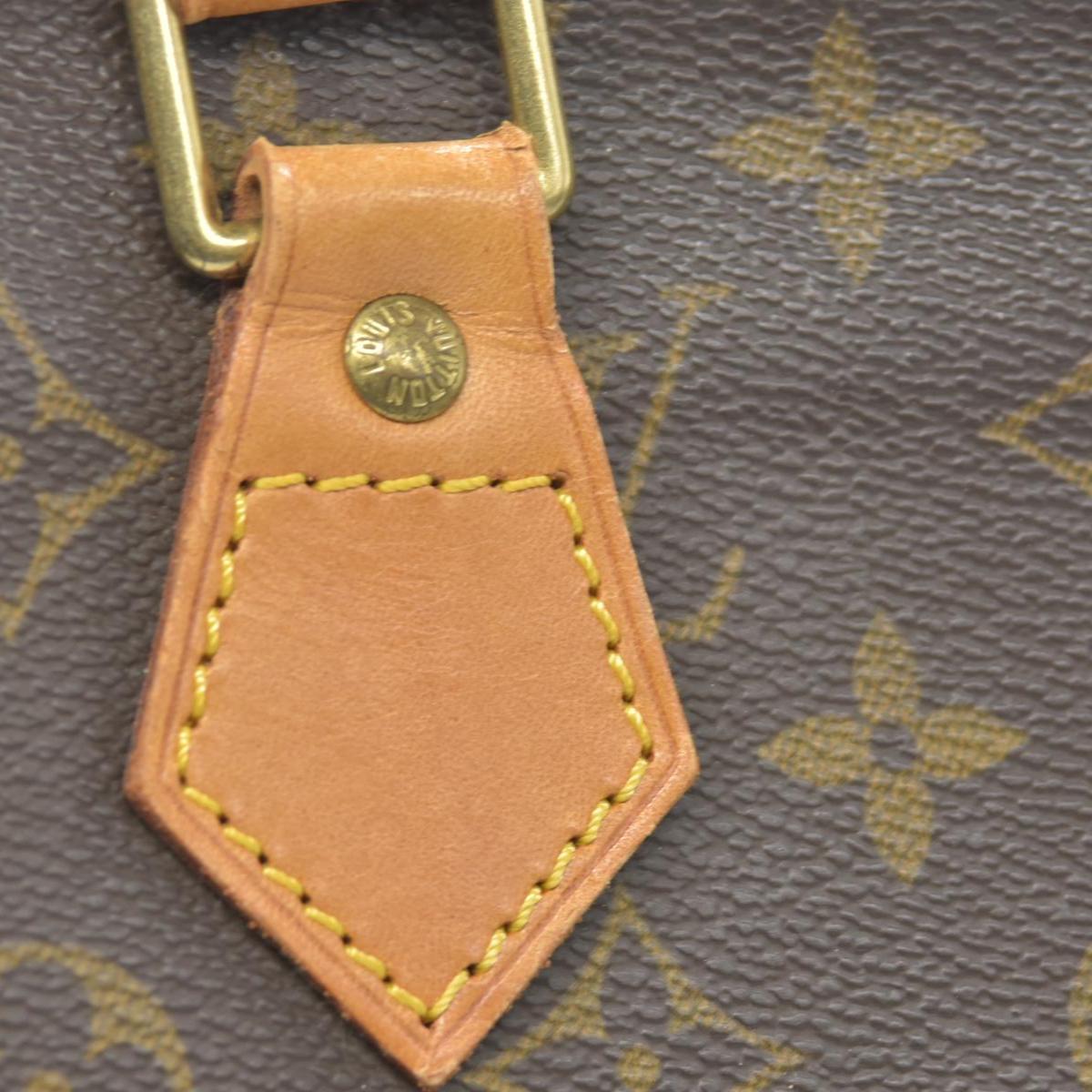 LOUIS VUITTON Monogram Sac Plat Hand Bag