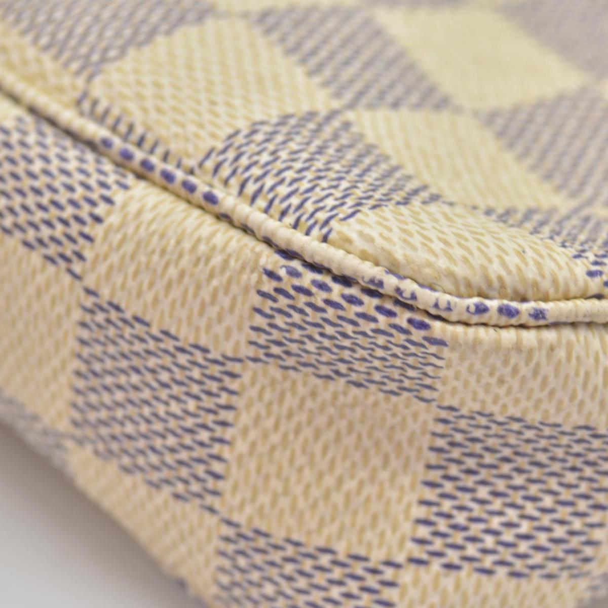 $1290 2007 Louis Vuitton Damier Azur Pochette Accessories CA5027