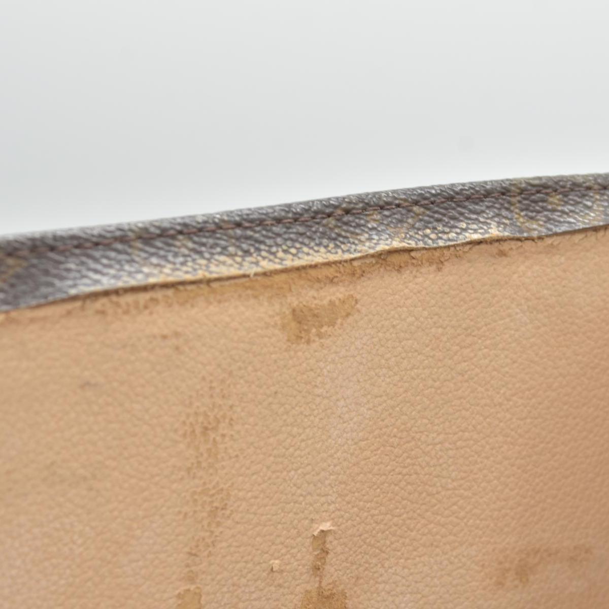 LOUIS VUITTON Monogram Sac Plat Hand Bag