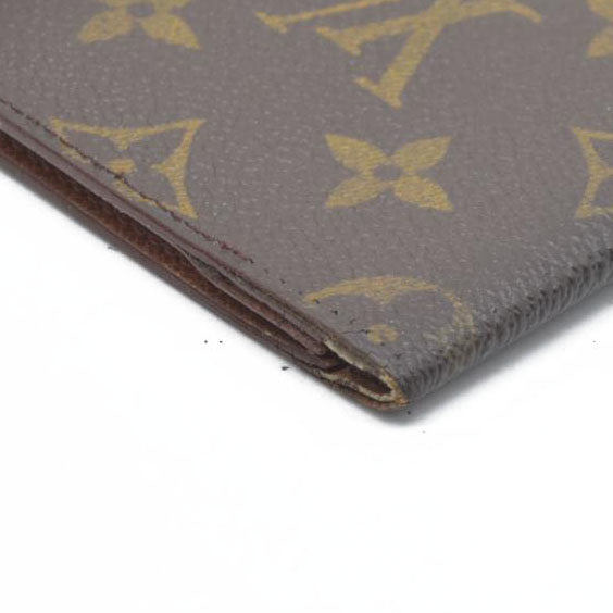 Louis Vuitton Monogram Porte Valeurs Cartes Credit Long Wallet Brown SD1915