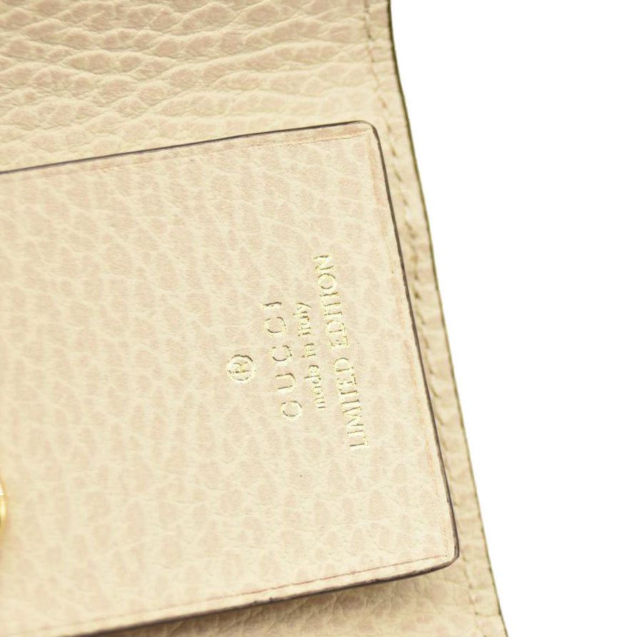 Gucci Key Case GG Marmont Supreme PVC Leather White