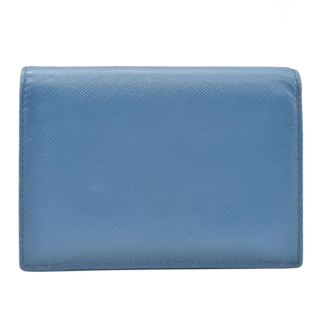 $750 Prada Saffiano Metal Leather Wallet