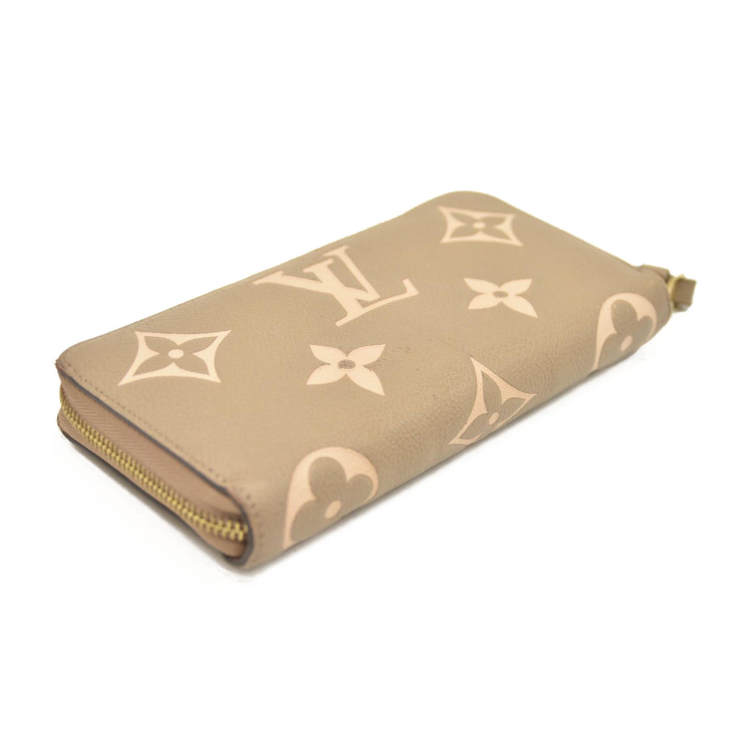 Louis Vuitton  Empreinte Monogram Giant Zippy Wallet Tourterelle Creme SP3220