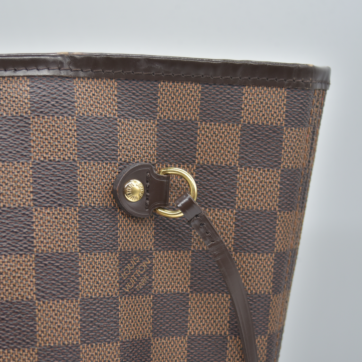 $2240 2012 Louis Vuitton Damier Ebene Neverfull MM GI4142 10020404