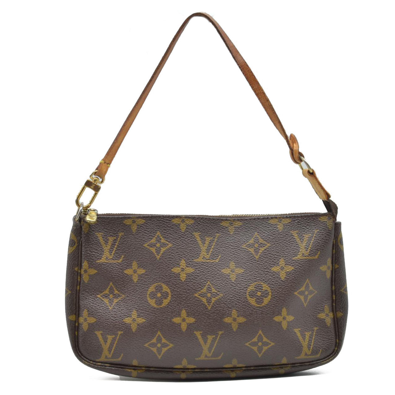 $1660 Louis Vuitton Monogram Pochette Accessories Pouch Bag AR0032