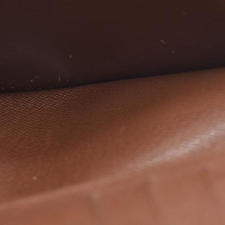 Louis Vuitton Monogram Porte Valeurs Cartes Credit Long Wallet Brown SD1915