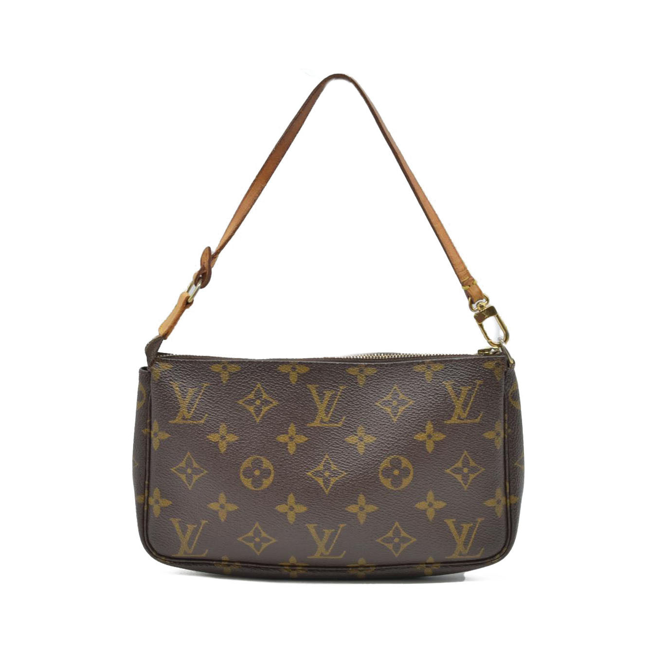 $1660 Louis Vuitton Monogram Pochette Accessories Pouch Bag AR0032