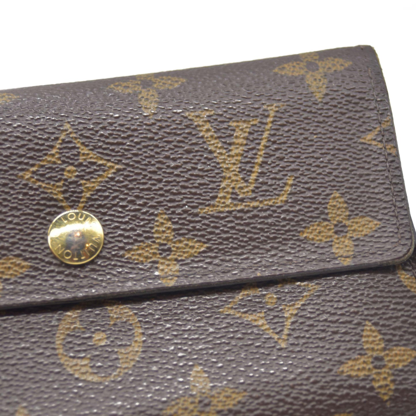 $610 LOUIS VUITTON Monogram Alexandra Trifold Wallet CA0112
