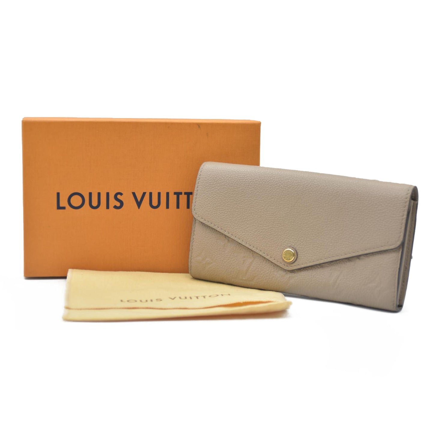 Louis Vuitton $1030 Monogram Empreinte Portefeiulle Sarah Bifold Long Wallet/7BH0009
