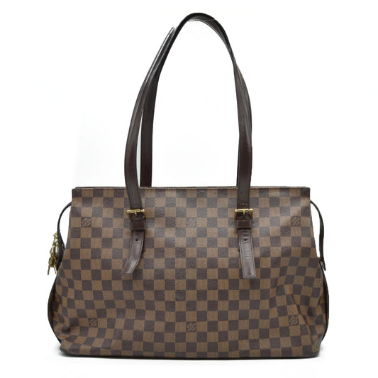 $1400  Louis Vuitton  Damier Ebene Chelsea Tote CONSIGNMENT AUCTION