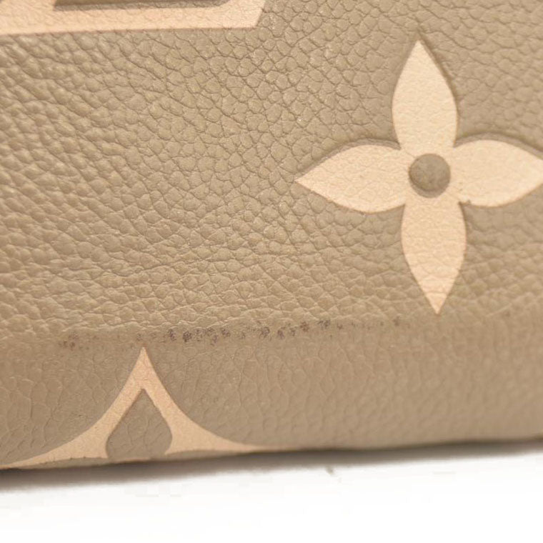 Louis Vuitton  Empreinte Monogram Giant Zippy Wallet Tourterelle Creme SP3220