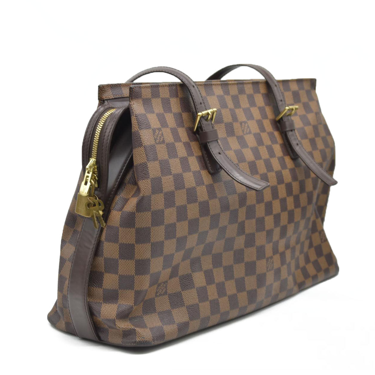$1400  Louis Vuitton  Damier Ebene Chelsea Tote CONSIGNMENT AUCTION