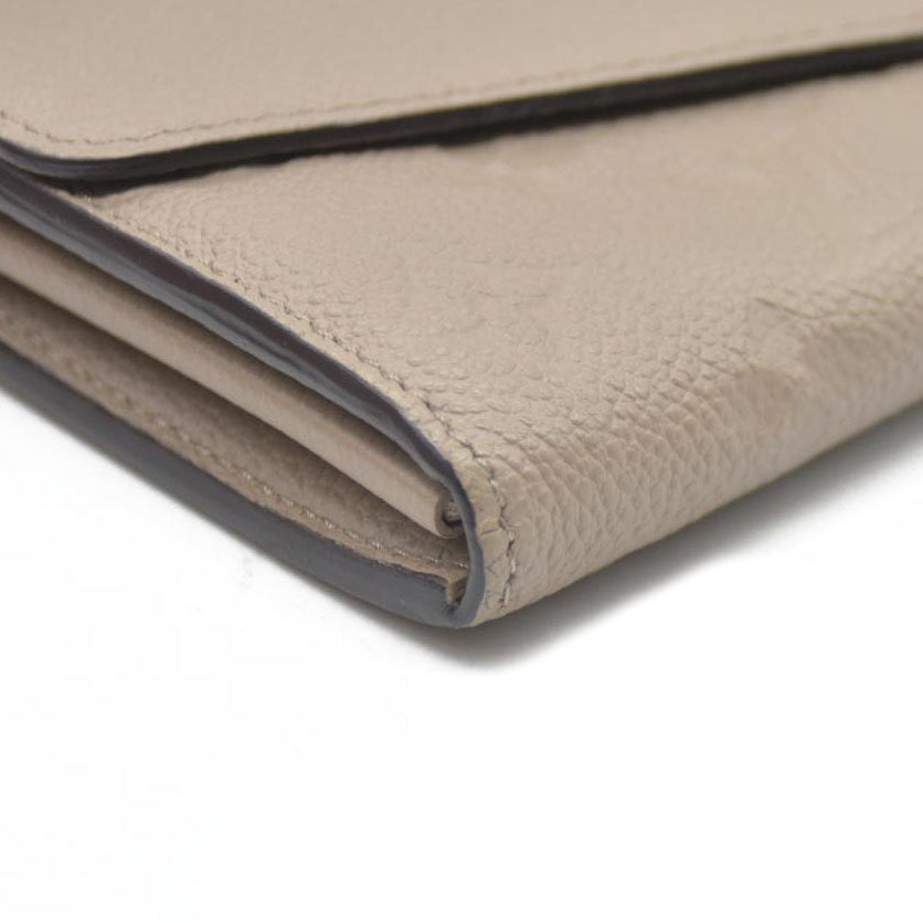 Louis Vuitton $1030 Monogram Empreinte Portefeiulle Sarah Bifold Long Wallet/7BH0009