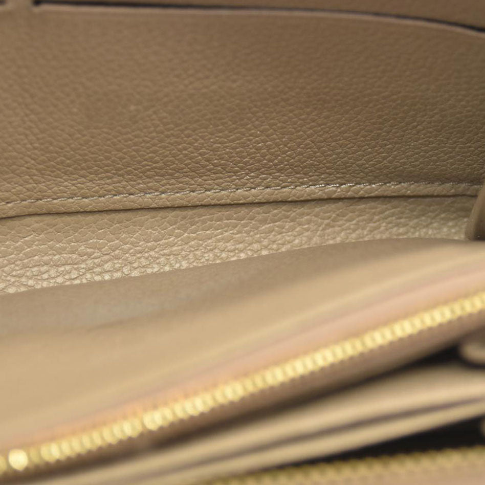 Louis Vuitton  Empreinte Monogram Giant Zippy Wallet Tourterelle Creme SP3220