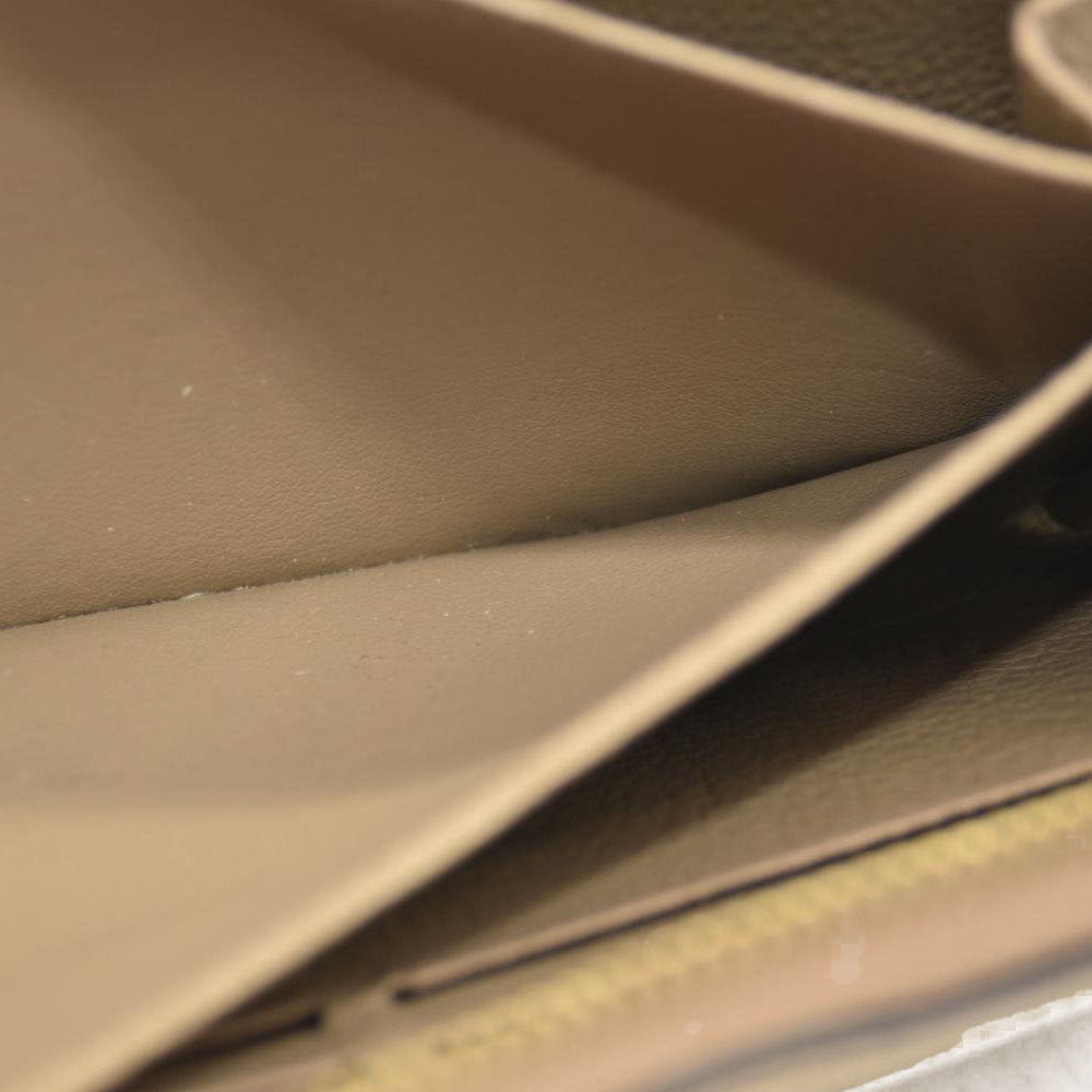 Louis Vuitton  Empreinte Monogram Giant Zippy Wallet Tourterelle Creme SP3220