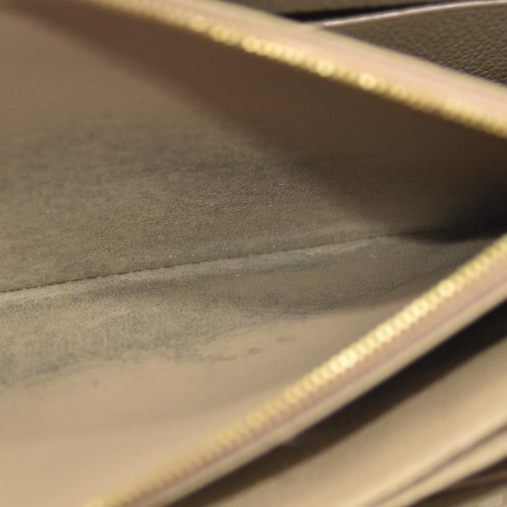 Louis Vuitton  Empreinte Monogram Giant Zippy Wallet Tourterelle Creme SP3220