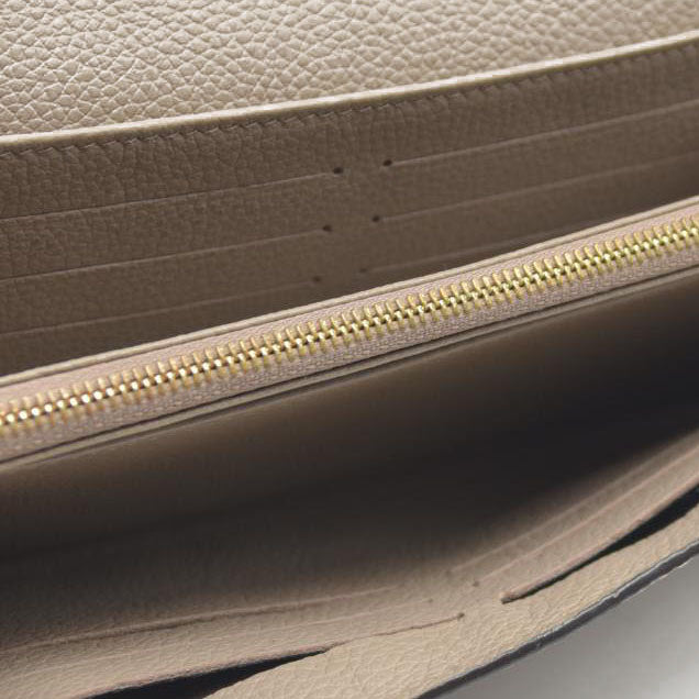 Louis Vuitton $1030 Monogram Empreinte Portefeiulle Sarah Bifold Long Wallet/7BH0009