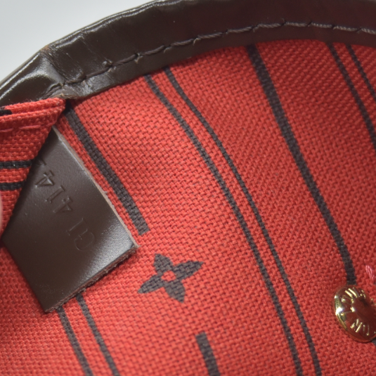 $2240 2012 Louis Vuitton Damier Ebene Neverfull MM GI4142 10020404