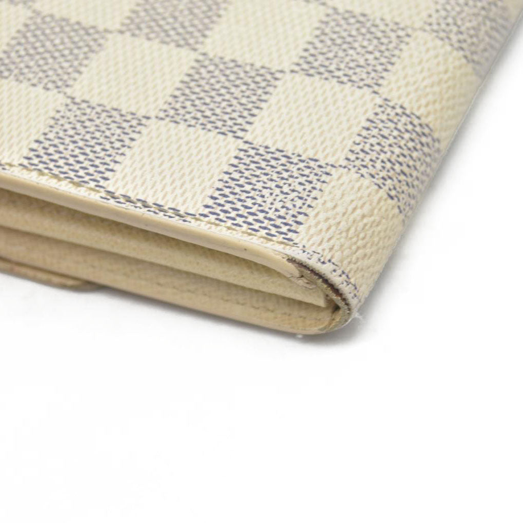 $775 Louis Vuitton Damier Azur Sarah Wallet TR2122