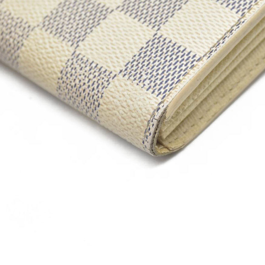 $775 Louis Vuitton Damier Azur Sarah Wallet TR2122