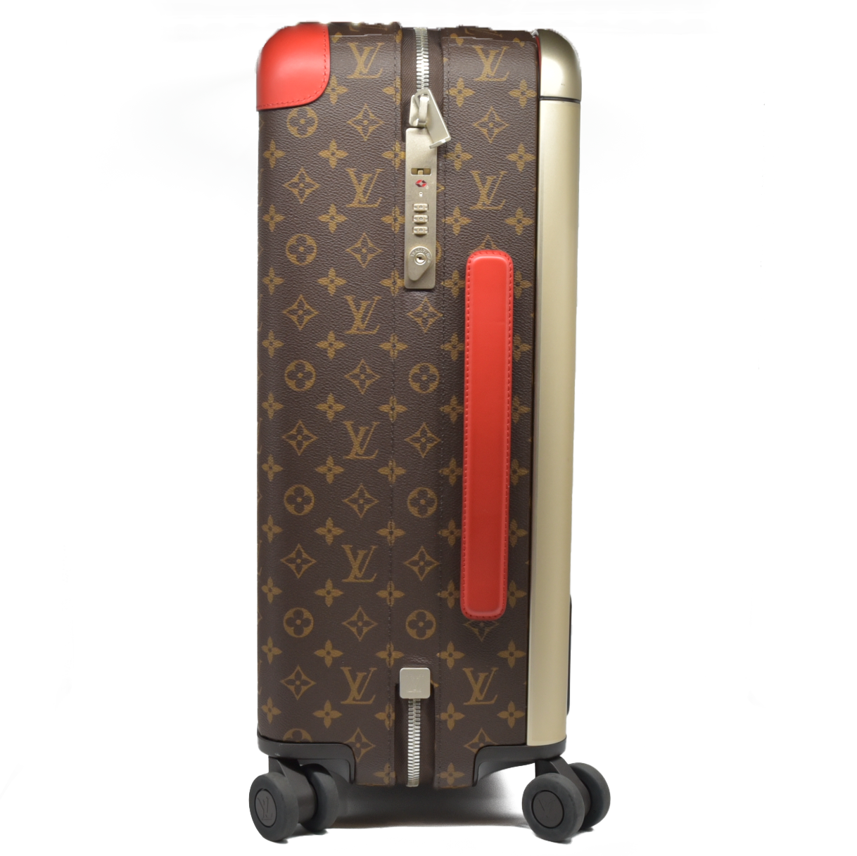 $3700 Louis Vuitton Monogram Horizon 55 Coquelicot