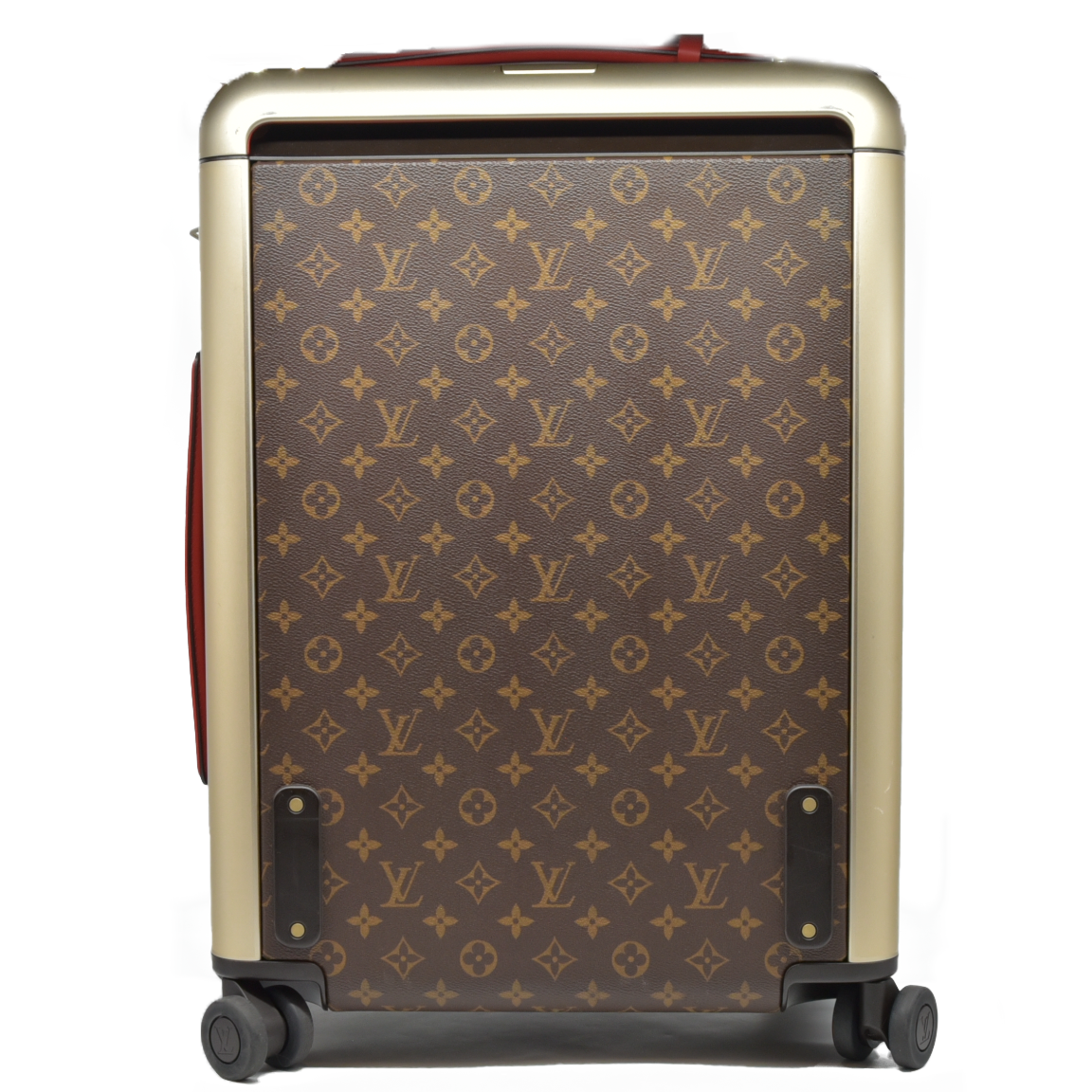 $3700 Louis Vuitton Monogram Horizon 55 Coquelicot