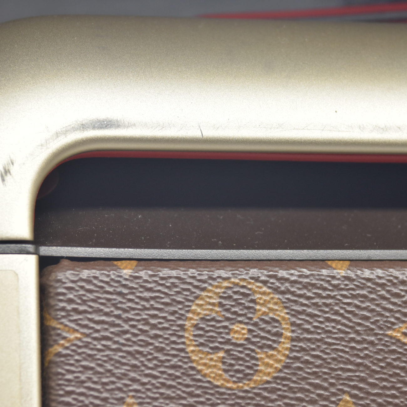 $3700 Louis Vuitton Monogram Horizon 55 Coquelicot