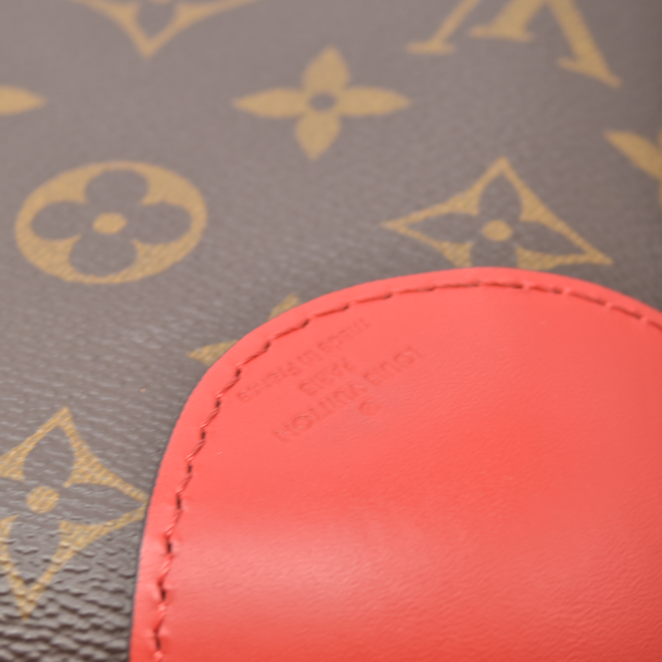 $3700 Louis Vuitton Monogram Horizon 55 Coquelicot