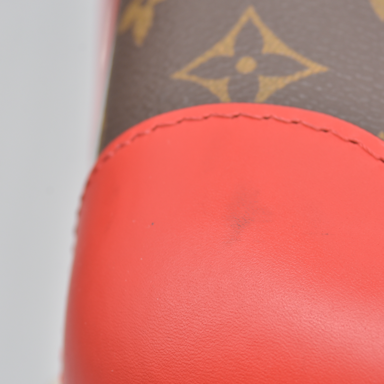 $3700 Louis Vuitton Monogram Horizon 55 Coquelicot